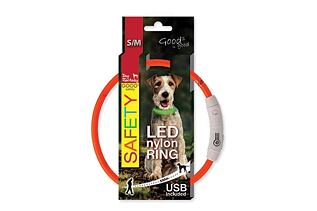Dog Fantasy - Obojek světelný USB